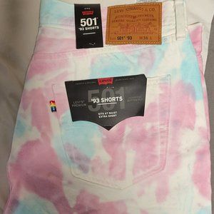LEVI'S Tie Dye Shorts